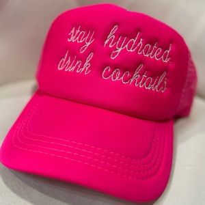 Stay Hydrated Embroidered Foam trucker hat